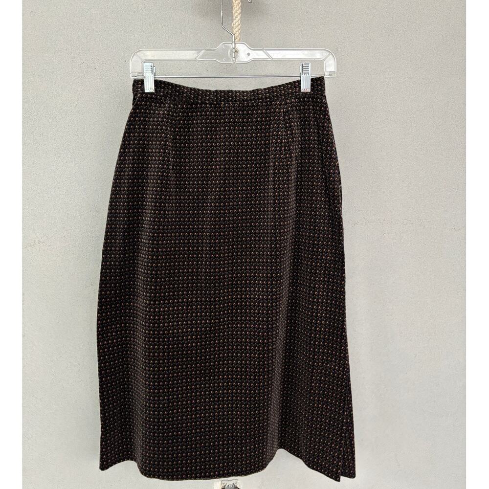 Vintage Retro 100% Cotton Velvet Skirt Desert Boho Indie Sleaze Size XS